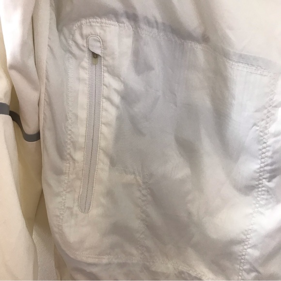 Nike White Golf Men's 1/2 Zip Pullover Jacket Windbreaker - Picture 5 of 11